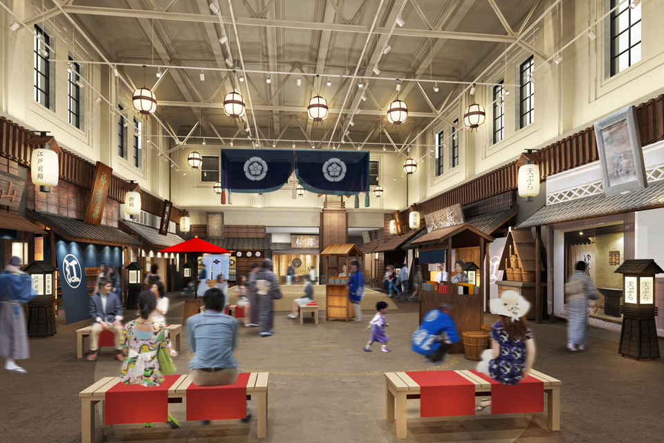 コンセプトは「粋な江戸の食文化を楽しむ」今年11月下旬、JR両国駅に複合飲食施設「-両国- 江戸NOREN」開業