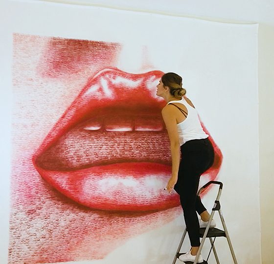 世界初！？女性を応援するキスアートが3月30日・31日、渋谷109前に登場