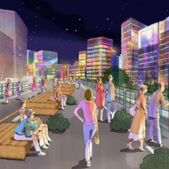 高速道路上で “緑に囲まれた空中回廊”を未来体感する「GINZA SKY WALK 2024」開催